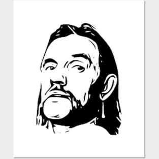 Lemmy Stencil Artwork Posters and Art